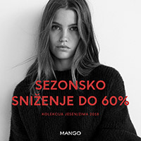 MANGO SEZONSKO SNIŽENJE DO 60% 2019